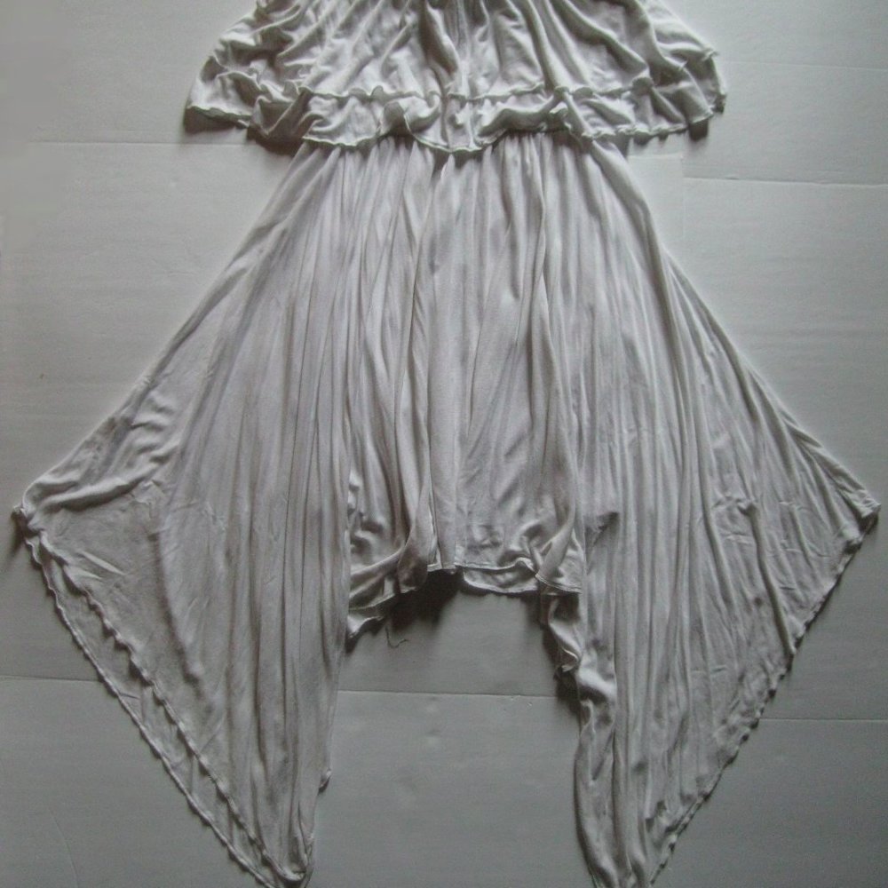 Olsenboye White Goddess-Style Strapless Dress - Picture 6 of 12